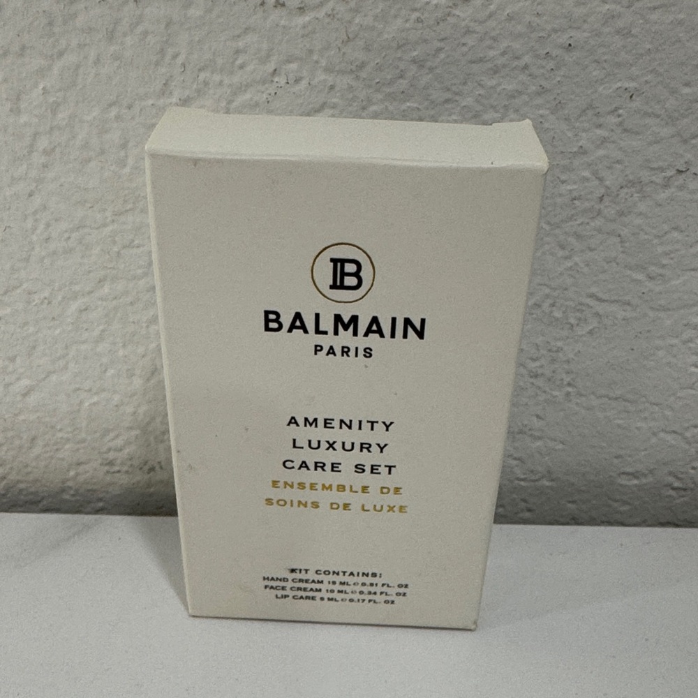 Balmain Paris Amenity Luxury Care Set.